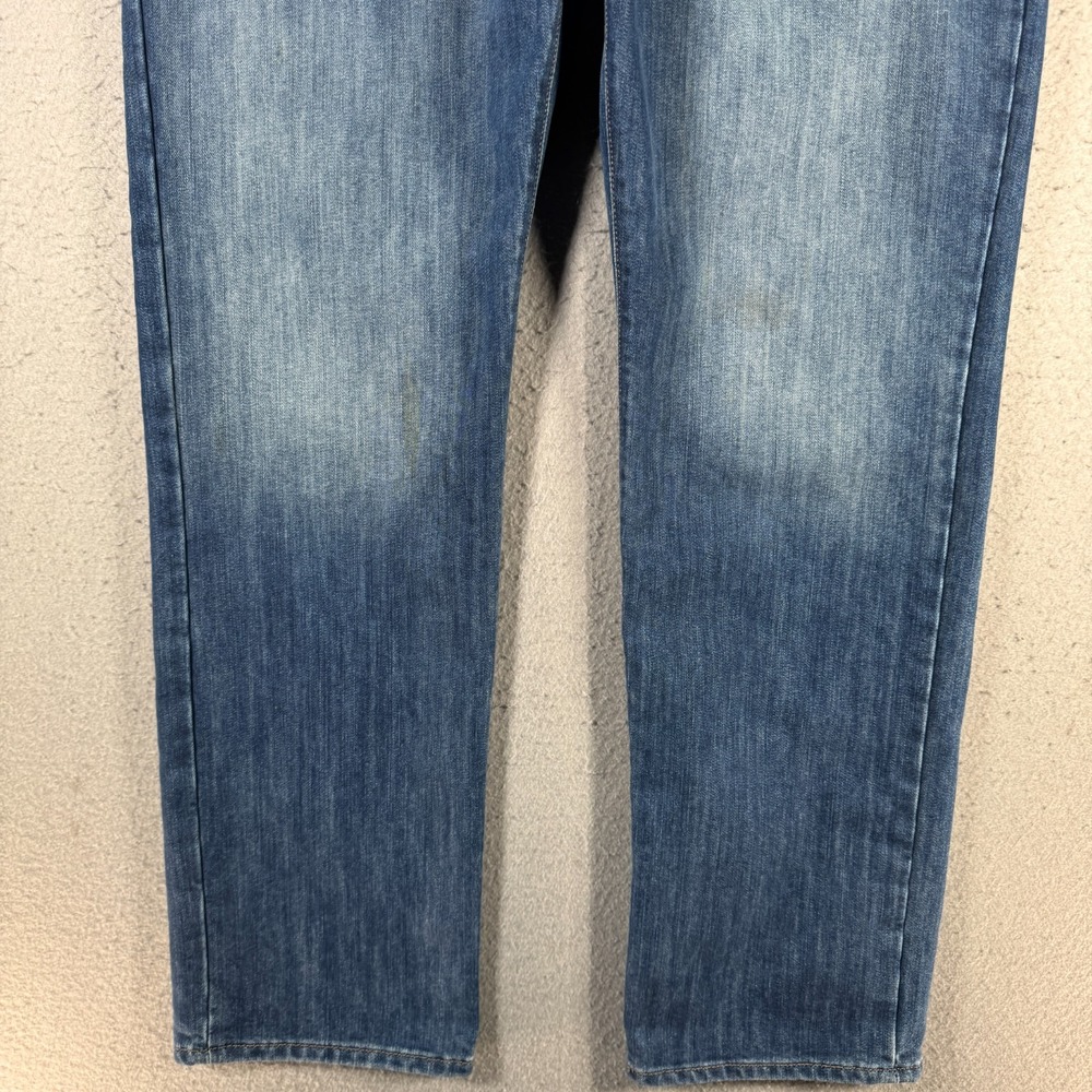 Mavi Matt Jeans Mens 35x32 Blue Lightwash Relaxed Straight Leg Denim Comfort - Picture 4 of 16
